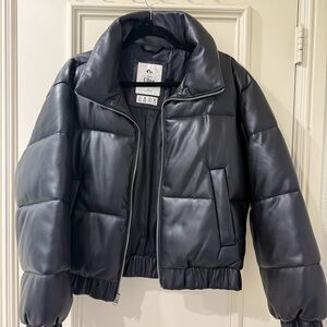 Abercrombie & Fitch Black Puffer Jacket